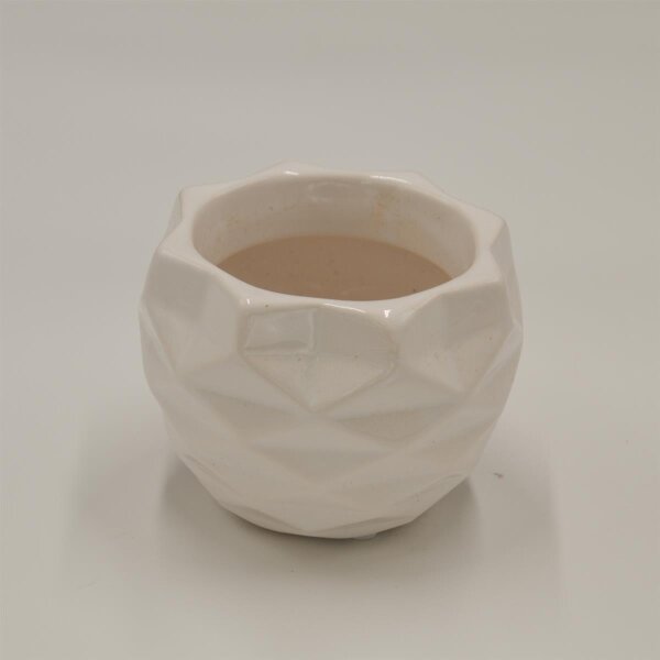 Übertopf »Skulptur«, Creme