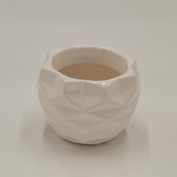 Übertopf »Skulptur«, Creme